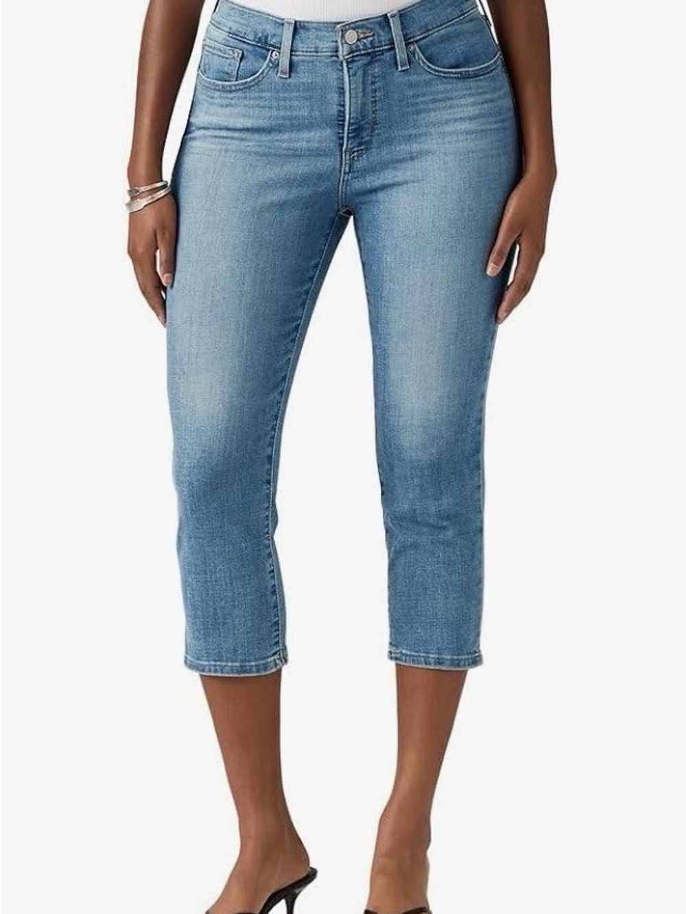 311 Shaping Skinny Capri Women's Light Wash Skinny Jeans - Stretch Denim Skinny
